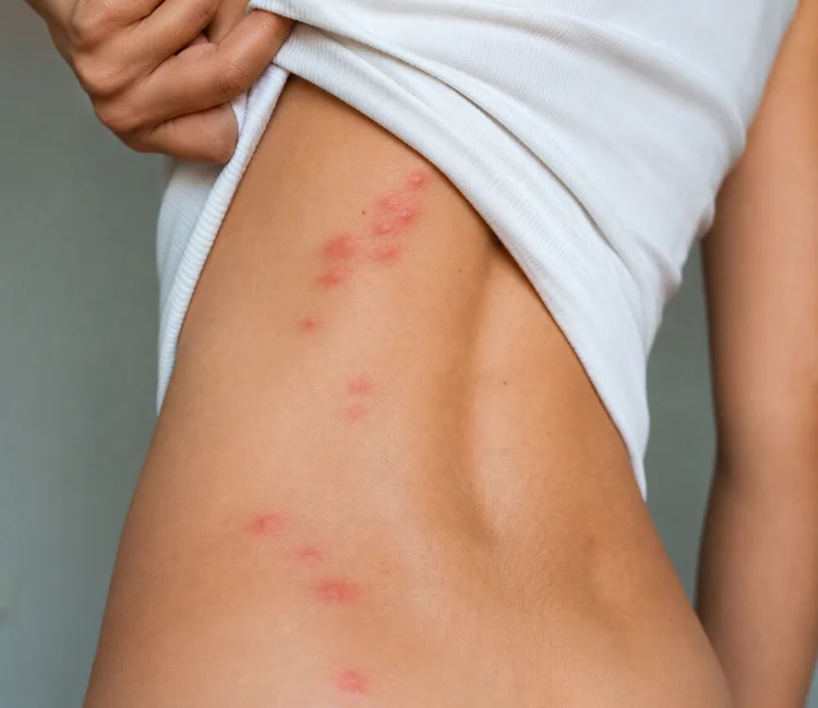 Effets des piqûres de punaises de lit sur la peau